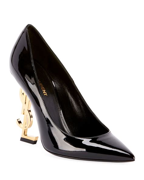 ysl tie heel|ysl heel pump 110mm.